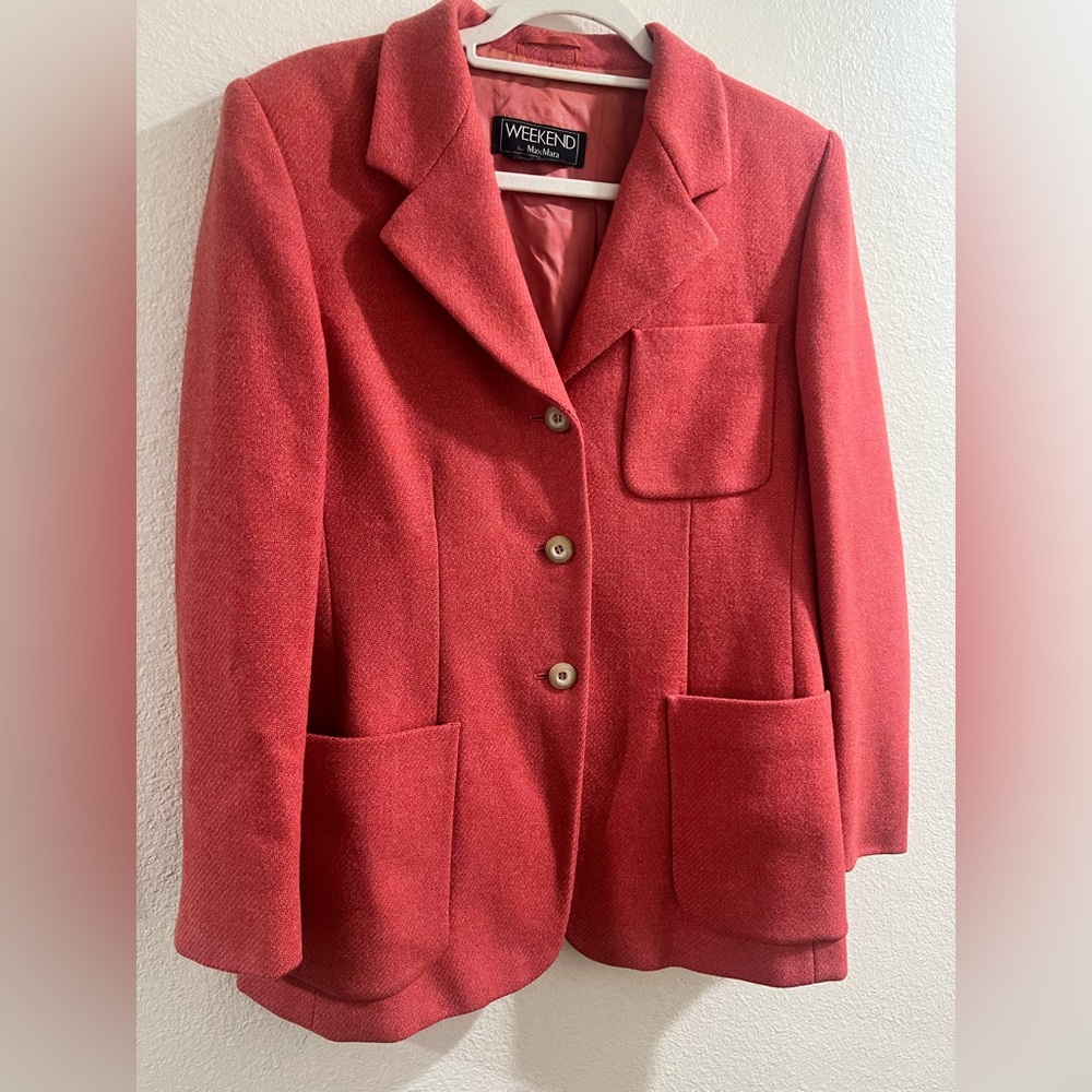 Weekend MaxMara 100% virgin wool coat